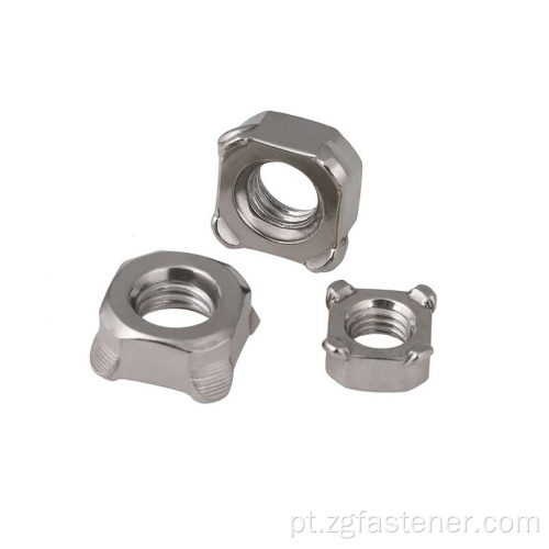 Sus304/316 porcas quadradas de aço inoxidável DIN928